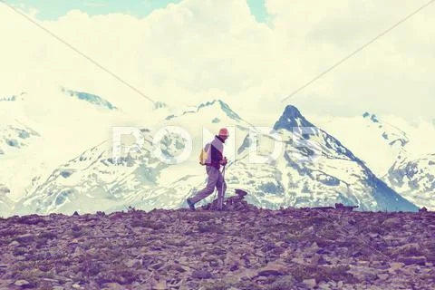 Hike in Canada Stock Photos
