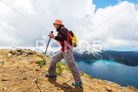 Hike in Canada Stock Photos