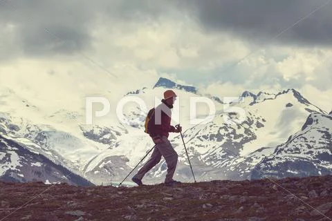 Hike in Canada Stock Photos