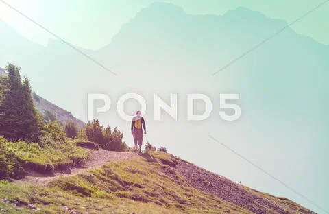 Hike in Canada Stock Photos