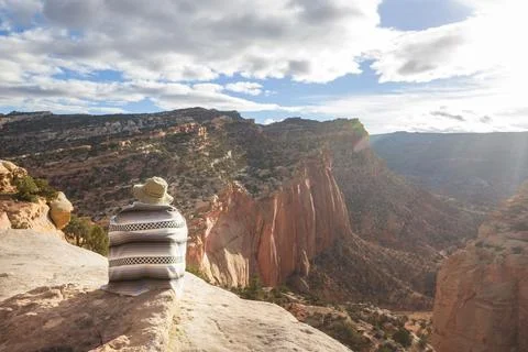 Hike in Capitol Reef Stock Photos