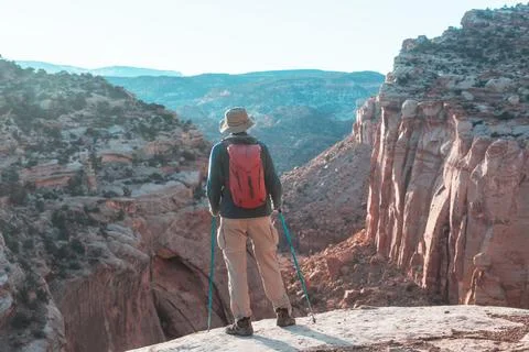 Hike in Capitol Reef Stock Photos