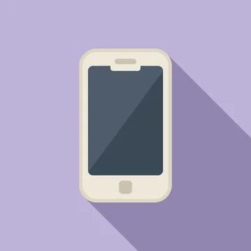 Hike smartphone icon flat vector. Travel equipment イラスト素材