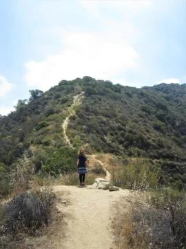 Hike To The Top Stock Photos