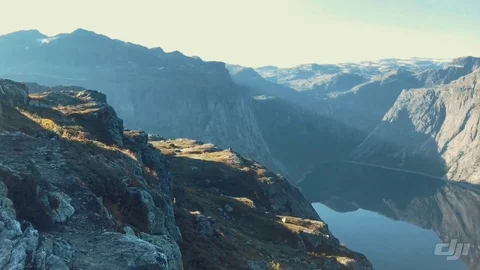 Hike to Trolltunga Stock Footage 106495479