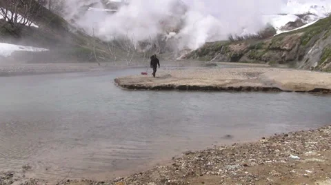 Hiker with backpack Stock Footage 31621750