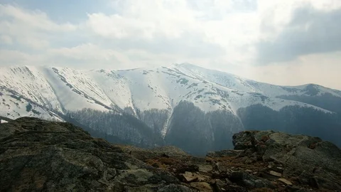 Hiker with backpack Stock Footage 107328798