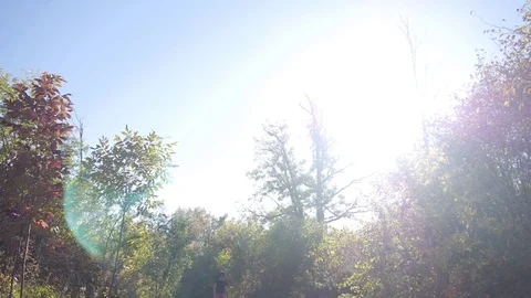 Hiker on hiking trail Stock Footage 74070184