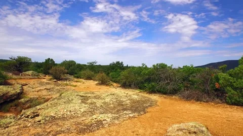 Hiker Passing Through Stock Footage 52038130