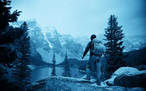 Hiker Foto stock