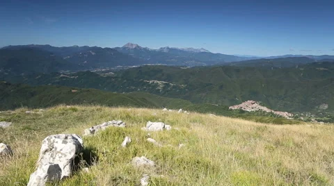Hiker using gps smart phone. Stock Footage 45533183