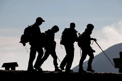 Hikers Stock Photos