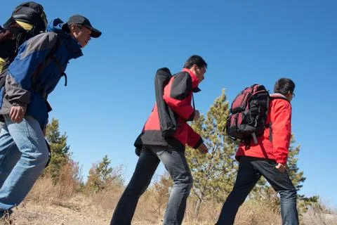Hikers Stock Photos