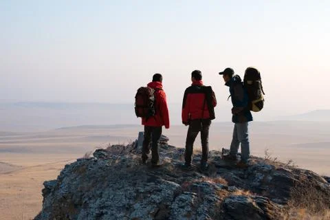 Hikers Stock Photos