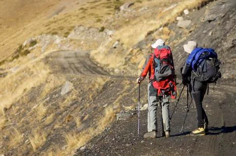 Hikers Fotos de archivo