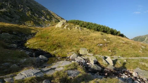 Hikers in the Tatra Video stock 94113221
