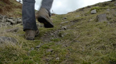 Hikers / walkers pass by Stock Footage 51344945