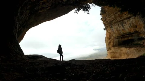Hikers walking in group at mountain forests and pathways. Video stock 152793252