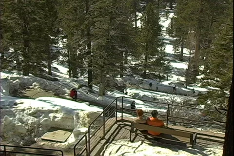 Hikers Watch Stock-Footage 817982