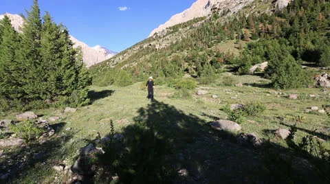 Hiking 5 Stock Footage 24225455