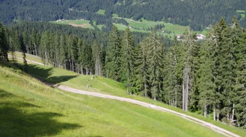 Hiking aerial Stock Footage 66288858