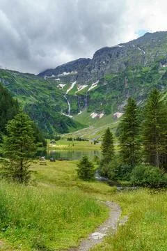 Hiking in austria Stock Photos