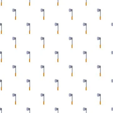 Hiking axe pattern seamless Stock Illustration