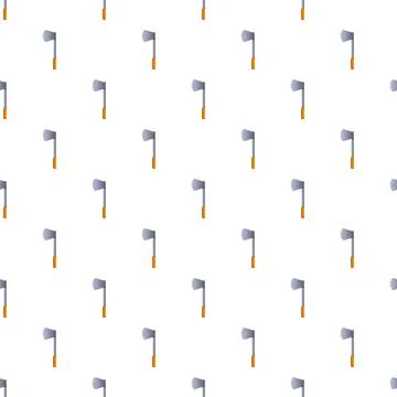 Hiking axe pattern seamless vector Stock Illustration