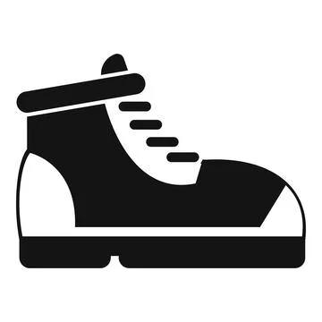 Hiking boot protecting feet while trekking in mountain path イラスト素材