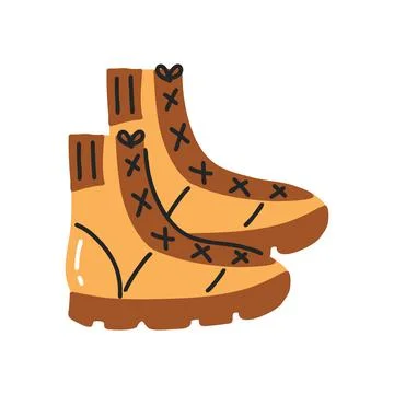 Hiking boots icon Stock Illustration