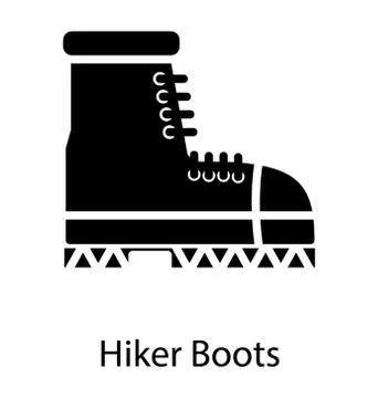Hiking Boots Vector Stock Illustration