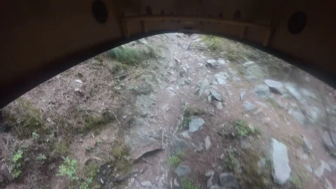 Hiking with a canoe Vídeo Stock 115727631