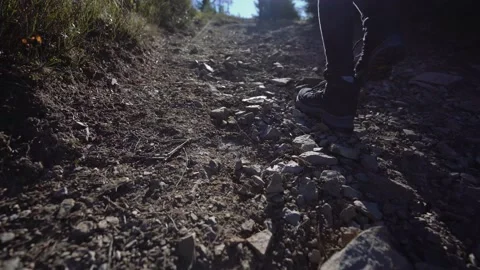 Hiking in carpathian mountains Stock Footage 163914947