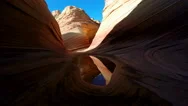 Hiking In Coyote Buttes North, The Wave Stock Footage