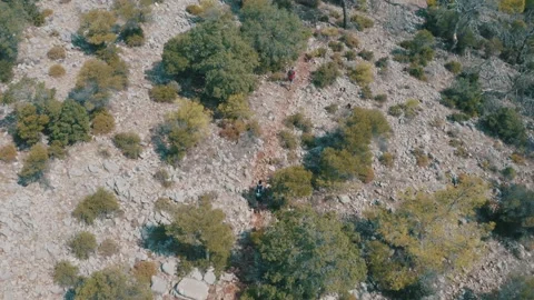 Hiking Drone Stock Footage 138794527