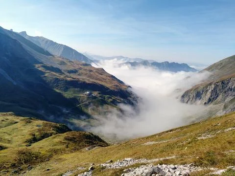 Hiking on the E5 Stock Photos