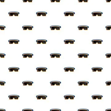 Hiking glasses pattern seamless Stock Illustration