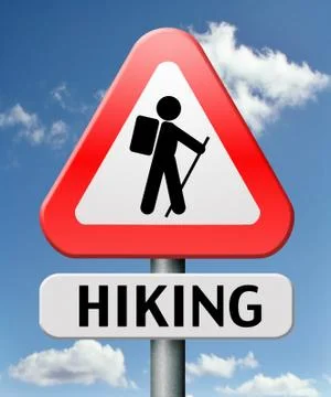 Hiking Stock Illustration