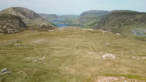 Hiking in the Lake District Stock Footage 253554949