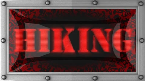 Hiking on led Video stock 8762000