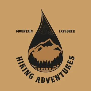 HIKING LOGO Stock Illustration