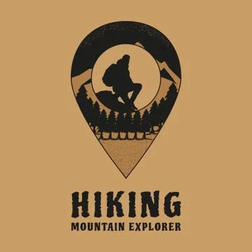 HIKING LOGO Stock Illustration