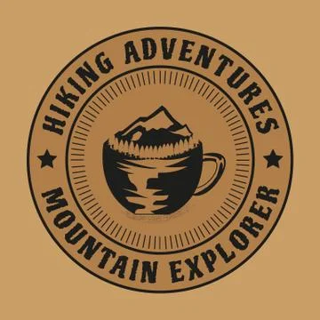 HIKING LOGO Stock Illustration