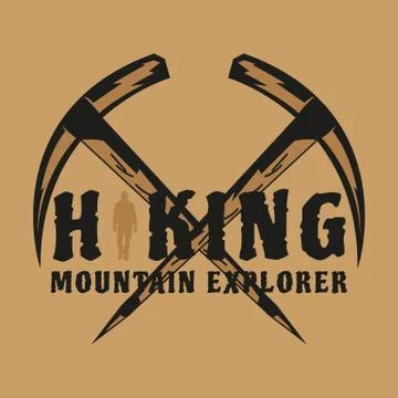 HIKING LOGO Stock Illustration