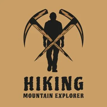 HIKING LOGO Stock Illustration