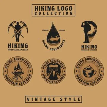 HIKING LOGO Stock Illustration