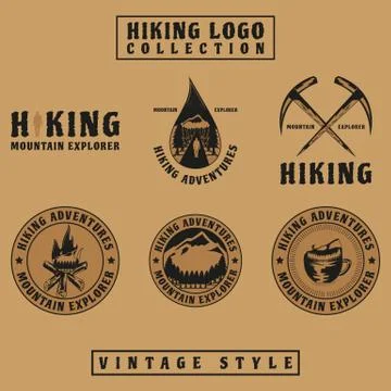 HIKING LOGO Stock Illustration