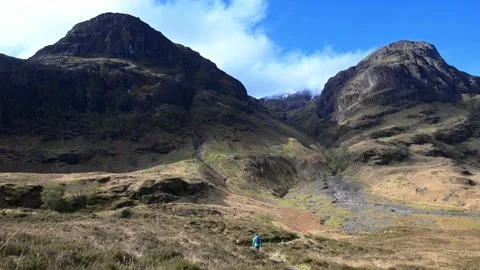 Hiking in The Lost Valley, at Easter time. Stock Footage 321462224