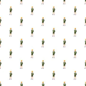 Hiking man pattern for adventure and travel concepts Illustrazione stock