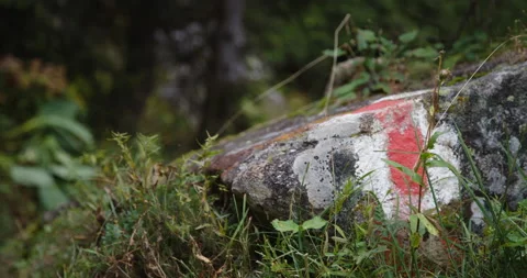Hiking Marker Stock Footage 169907204